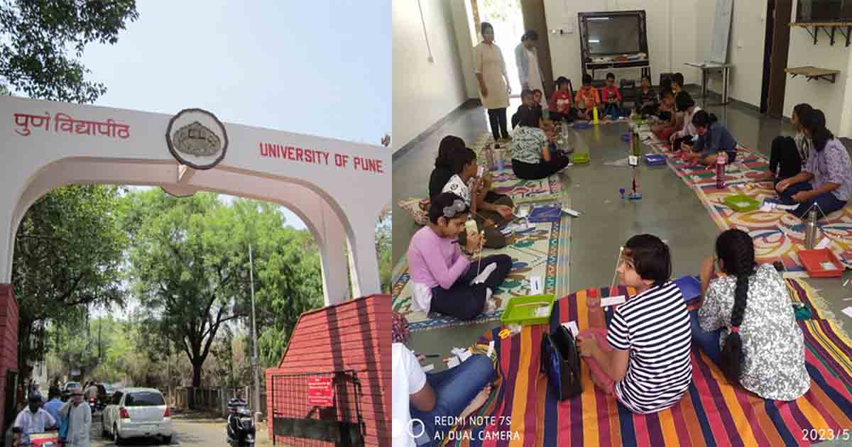 Pune SPPU holds summer camps for children PUNE PULSE