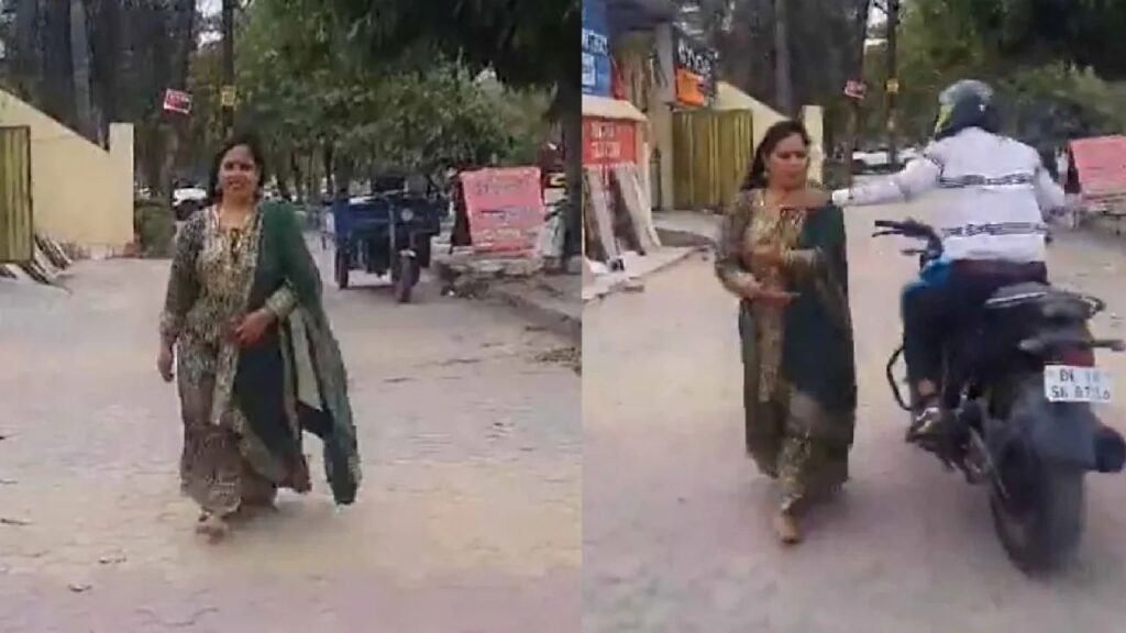 Biker Snatches Woman's Mangalsutra While She Makes Video in Ghaziabad, Shocking Incident Goes Viral