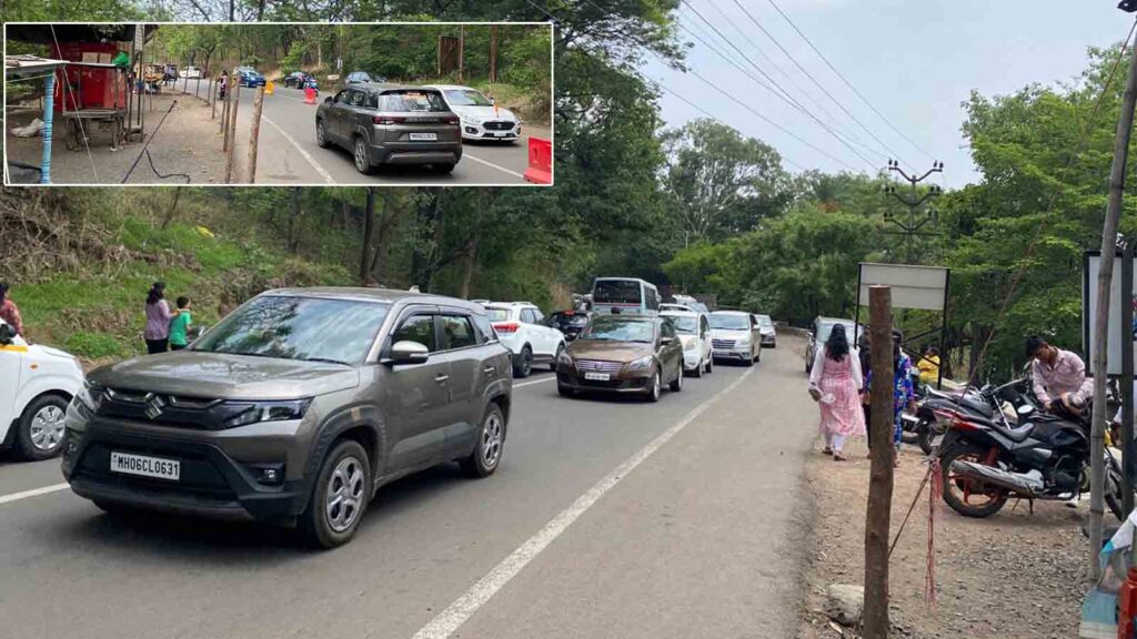 Pune: Concern over traffic jam at Khadakwasla Chowpatty on weekends