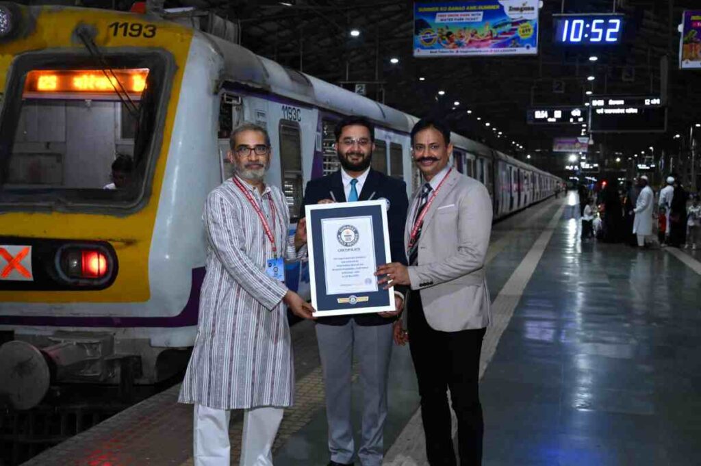 INDIA Sets Guinness World Record of sentence created with 5100 Postcards at CSMT, beating China
