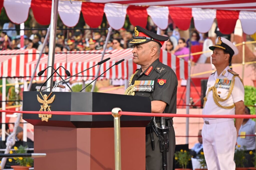 Pune: Chief of Army Staff Gen Manoj Pande reviews Passing Out Parade of 146th Course of NDA