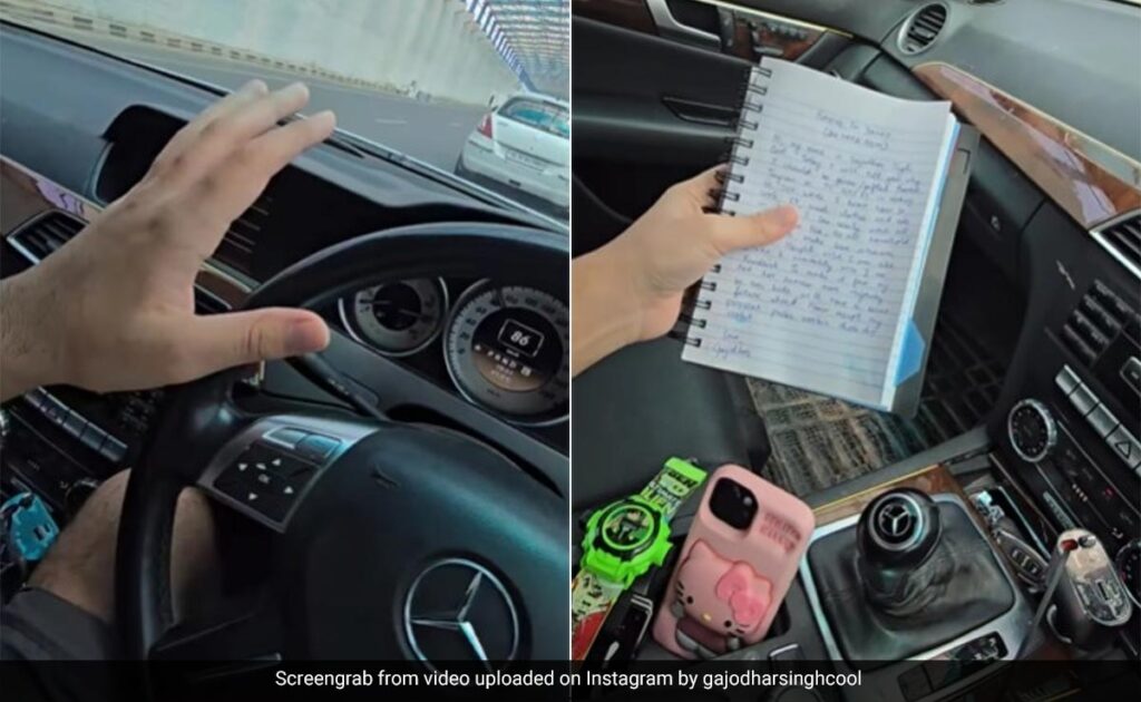 "300-Word Essay Ready": Content Creator's driving car video Goes Viral