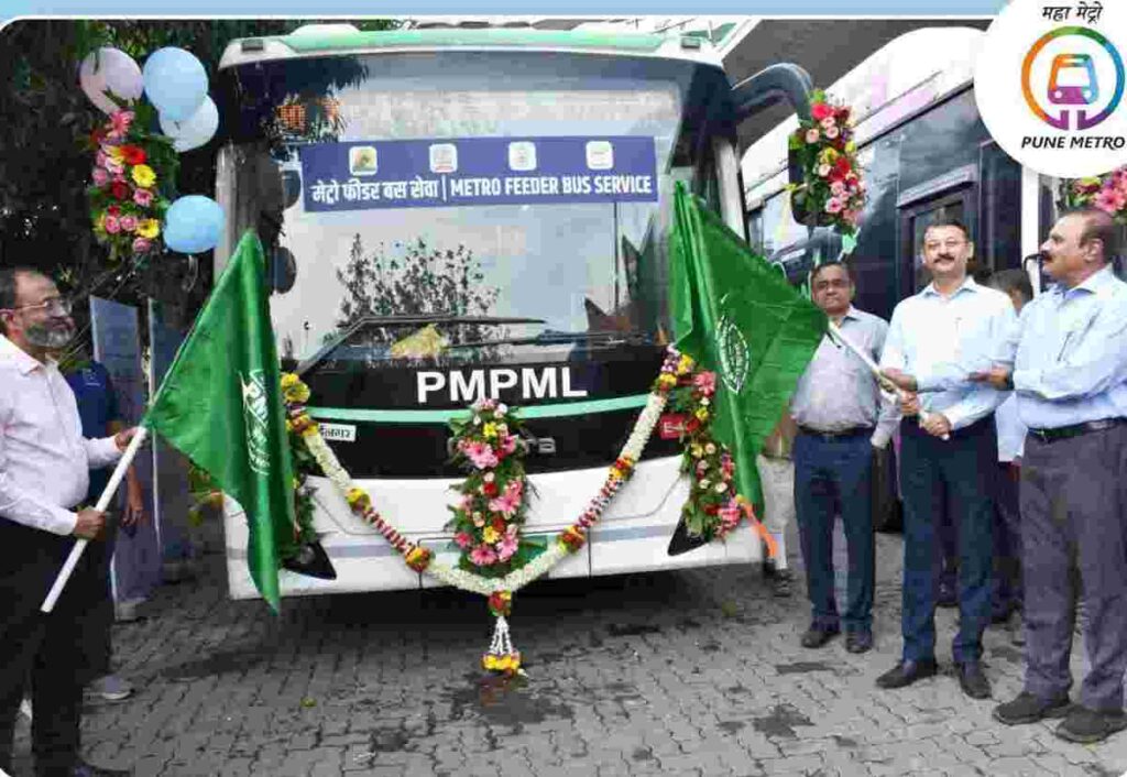 Pune Metro Launches Feeder Bus Service Connecting Ramwadi Station to Kharadi
