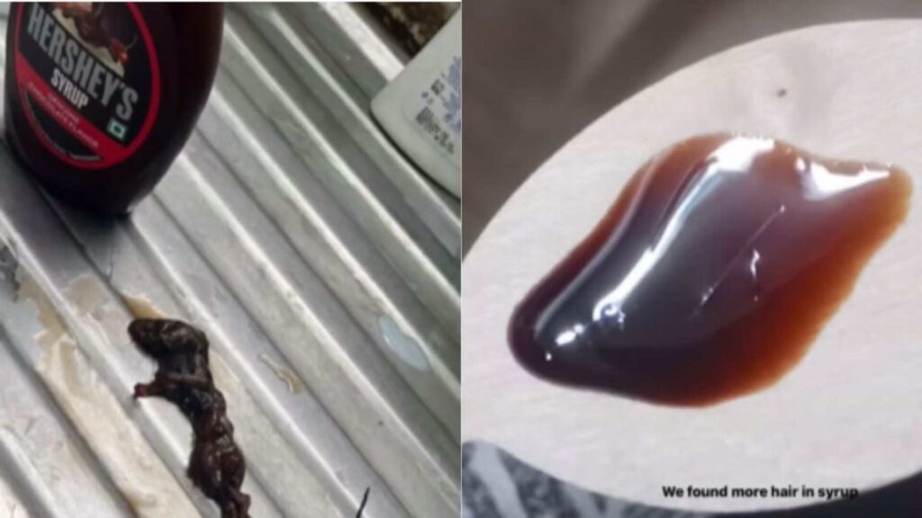 After Centipede and Finger in Ice Cream, Woman Finds Dead Mouse in Hershey’s Syrup from Zepto; company reacts