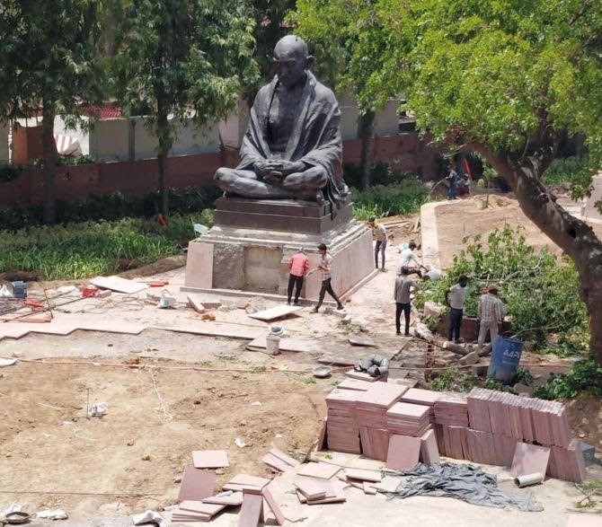 Controversy Erupts As Statues Of National Icons Relocated Within Parliament Premises