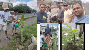 Ganga Amber Society Residents In Tathawade Launch Green Initiative to Combat Pollution and Lack of Greenery