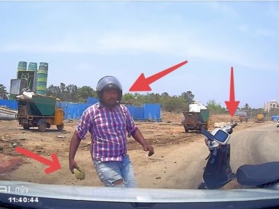 Man From Bengaluru Shares Dash Cam Video Of "Planned Attack" By Motorcyclist