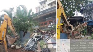 Pune: PMC demolishes illegal constructions of restaurants in Undri and Mohammadwadi
