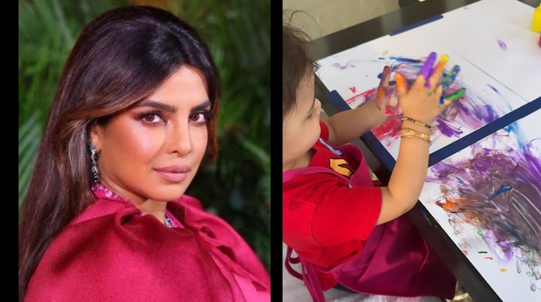Priyanka Chopra begins shooting for 'The Bluff,' shares photos from set featuring artwork by daughter Malti Marie