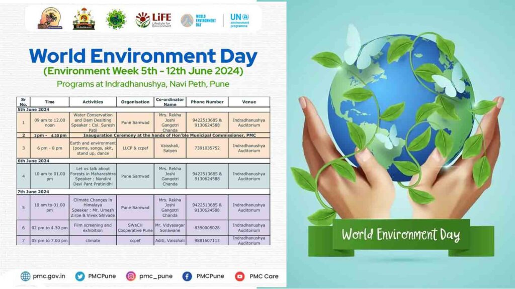 Pune: PMC holds weeklong programme to celebrate World Environment Day