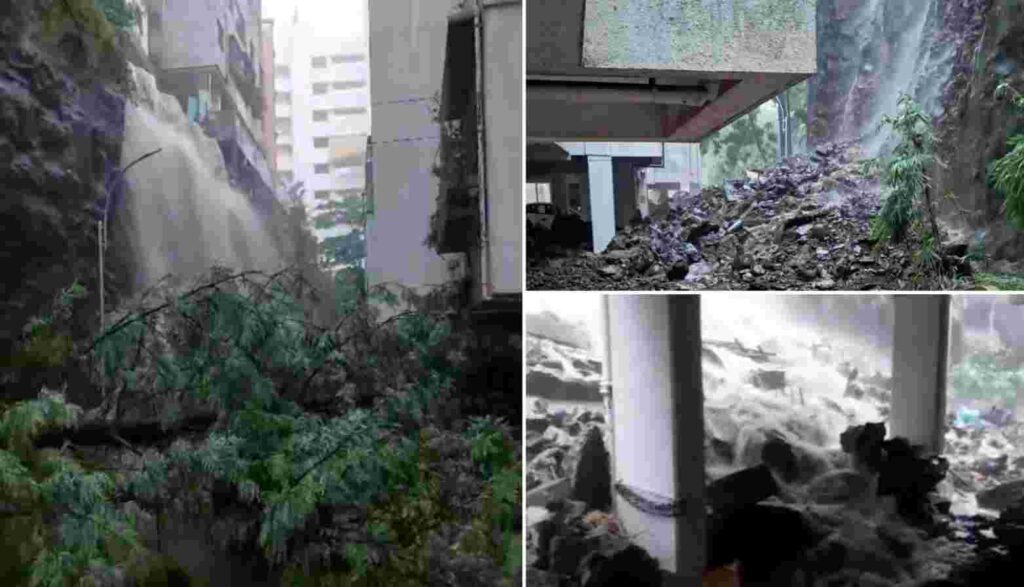 Pune: Landslide in Nirmaan Viva Society, Ambegaon Budruk: Evacuation and Risk of Collapse