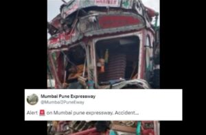 5 injured as ST bus - truck collides on Mumbai-Pune Expressway 