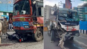 Pune: ST Bus Hits Multiple Vehicles At Chandani Chowk, several injured