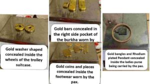 Mumbai Airport Crackdown: 10.5 kg of Gold Worth Over INR 6 Crores Seized in 3 Days