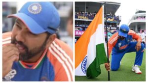 Watch: Rohit Sharma Plants India Flag and Eats Pitch After T20 World Cup Victory In Barbados