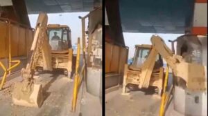 Asked to pay toll fee, bulldozer driver goes on rampage in U.P’s Hapur
