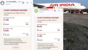 Air India Apologizes and Offers Full Refund After Passenger's Frustration Over Flight Time Changes