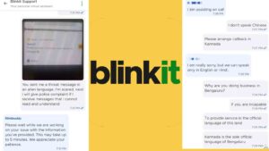 Man Slams Blinkit Over Hindi Word, Threatens Police Complaint: ‘Why’re You Doing Business in Bengaluru?’
