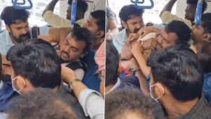 Captured On Camera: 'Delhi Virus Reached Bengaluru?', Two Passengers Exchanging Blows in Metro