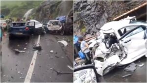 Major Accident as Truck Overturns Near Kasara Ghat on Mumbai-Nashik Highway