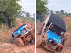 Watch: Anand Mahindra Shares Life Lesson Through Video of Mahindra Jeep on Rocky Terrain