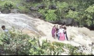Lonavala Waterfall Tragedy: Bodies of Five, Including Four Children, Recovered From Waterfall Near Bhushi Dam in Pune