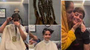Hina Khan's Bold Haircut Decision After Cancer Diagnosis: Emotional Moments with Mother and Insights on Mental Struggles