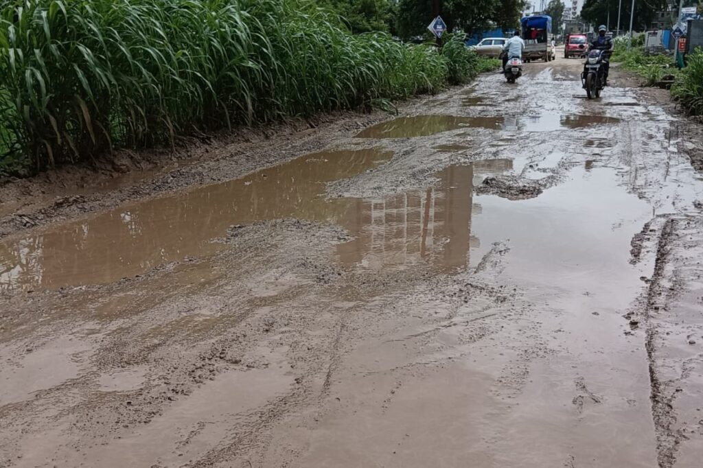 Pune News: Residents of Sai Aura, Adarsh Nagar in Kiwale demand urgent action on dangerous road conditions