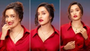 Shraddha Kapoor's Red Hot Look Sparks Fan Frenzy with Fun Question: "What's the Best RED Thing in the World?"