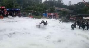 Pune: Tourists Warned to Avoid Bhushi Dam Area Amid Heavy Rainfall in Lonavala