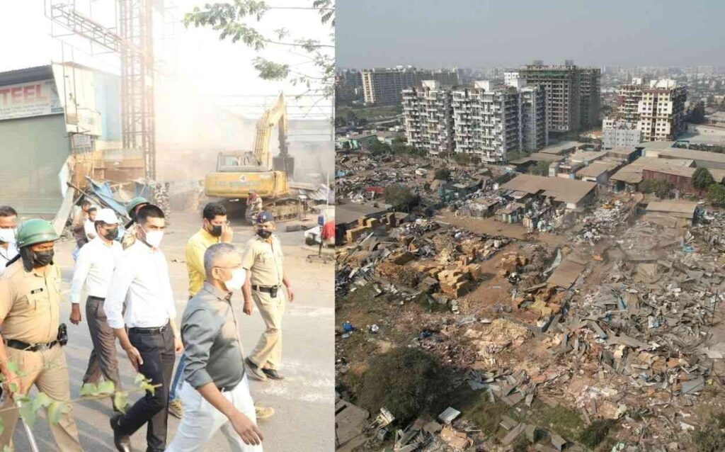 PCMC razes 607 illegal structures spanning across 18 lakh square feet in Kudalwadi  Chikhali - PUNE PULSE